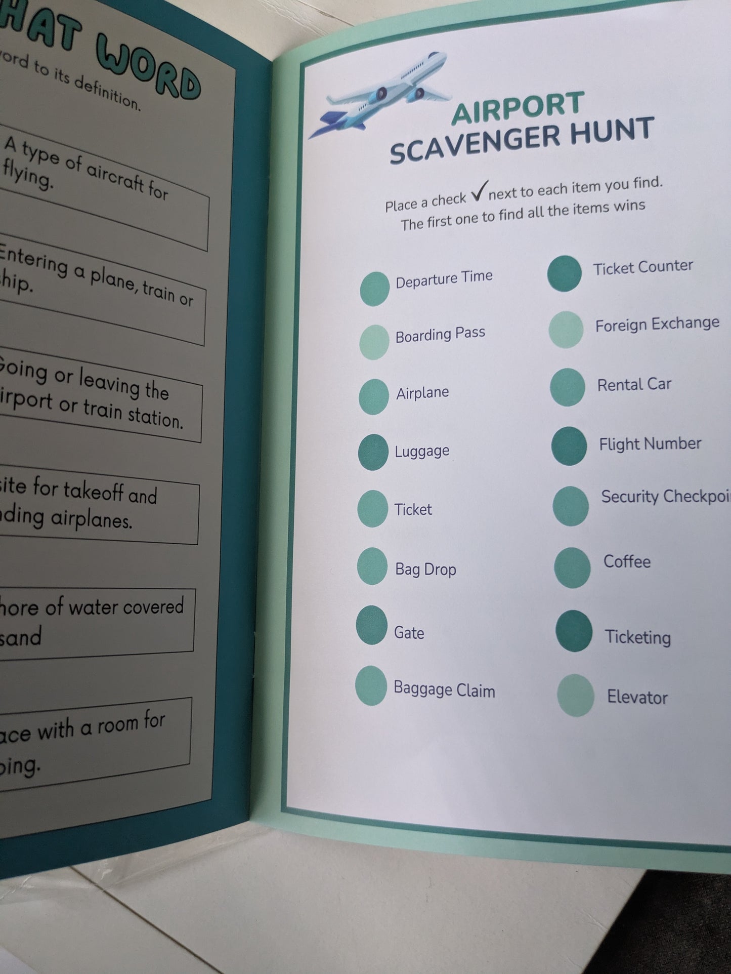 New Days Travel Activity Pack Booklet