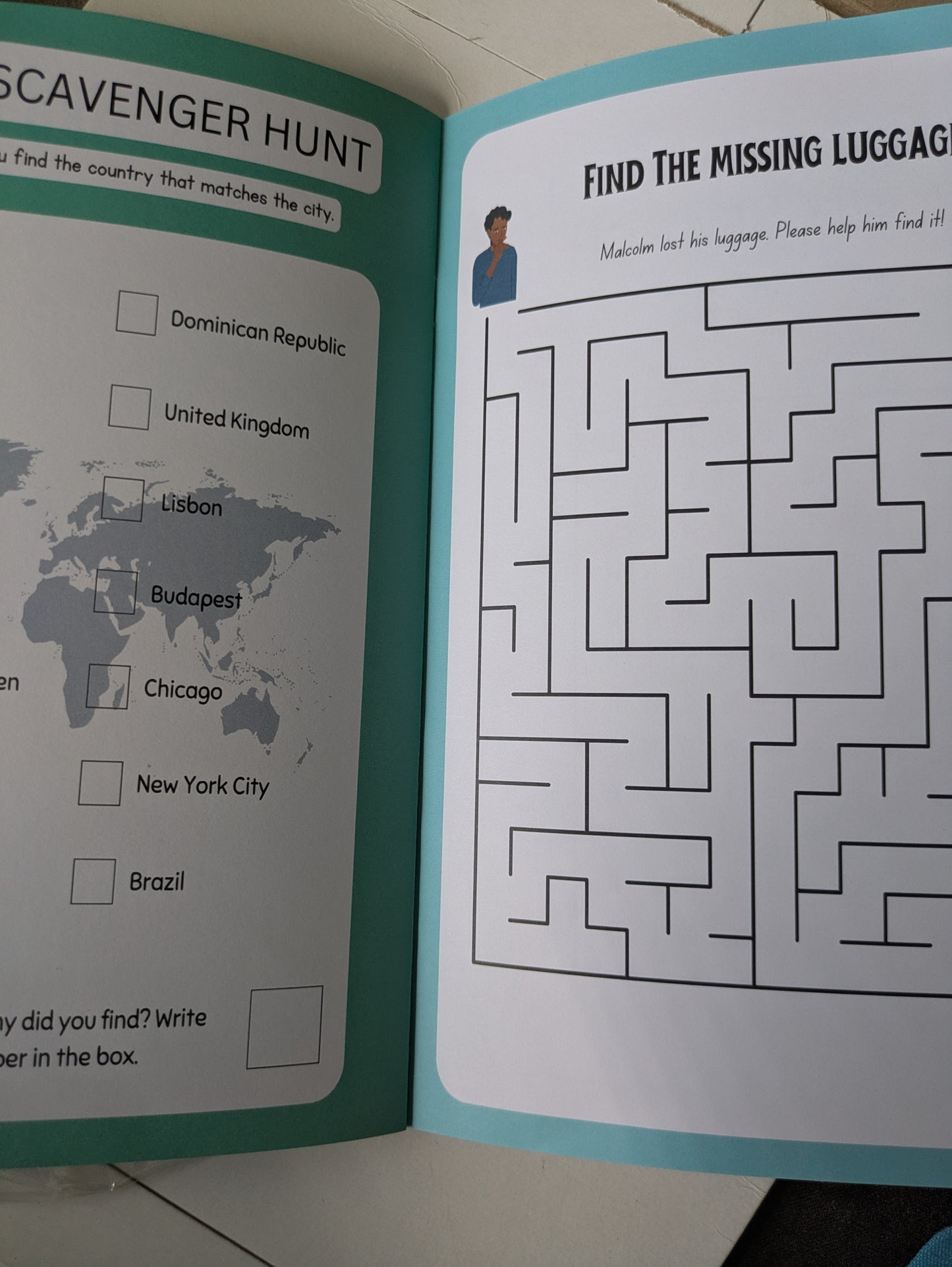 New Days Travel Activity Pack Booklet
